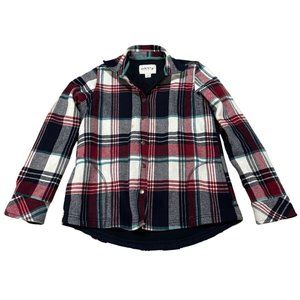 orvis womans plaid button up shirt size small | e2‎